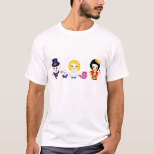 Camiseta Alicia, la reina y el sombrerero enojado
