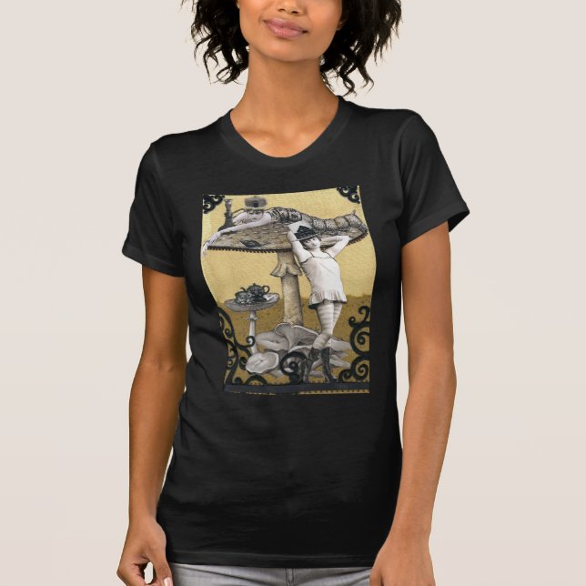 Camiseta Alicia y Caterpillar (Anverso)