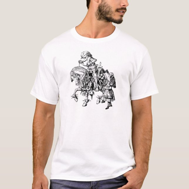 Camiseta Alicia y el caballero blanco (Anverso)
