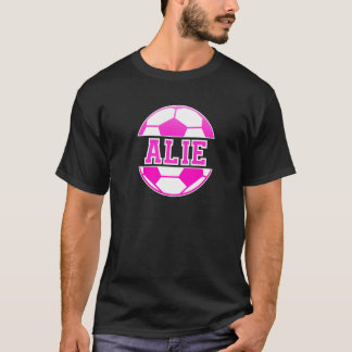 Camiseta Alie Name Chicas Soccer Play Football Sports Fan B