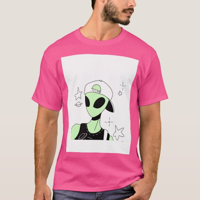 Camiseta Alien 004 (Anverso)