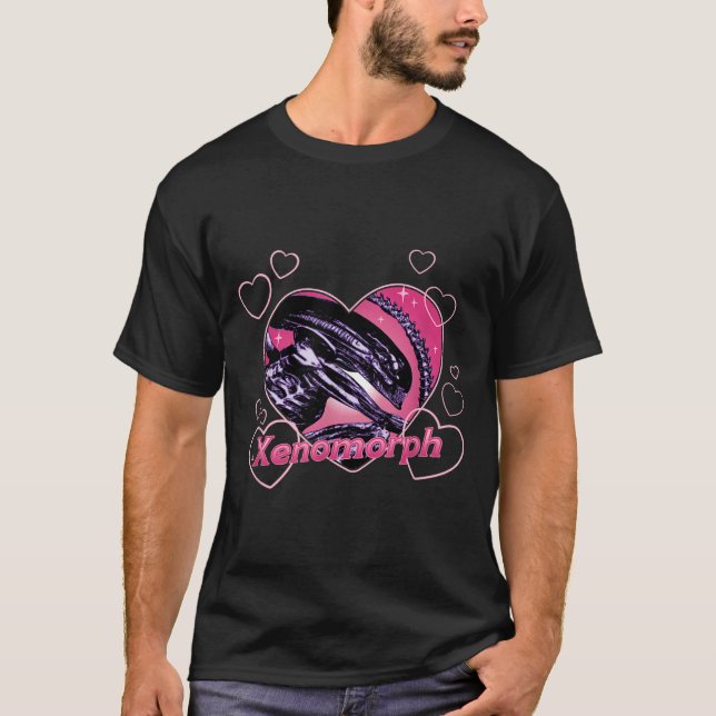 Camiseta Alien 3 Valentine's Day Loving Xenomorph Heart Rtr (Anverso)