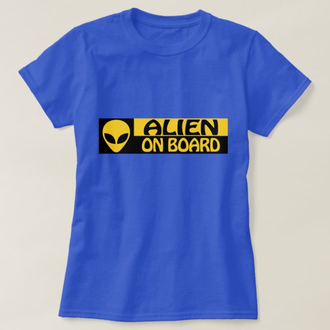 CAMISETA ALIEN A BORDO (Diseño del anverso)
