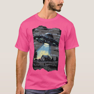 Camiseta Alien Abducción Ufo Flying Saucer