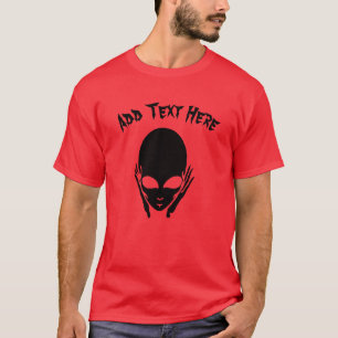 Camiseta Alien, añadir dicho, editar texto