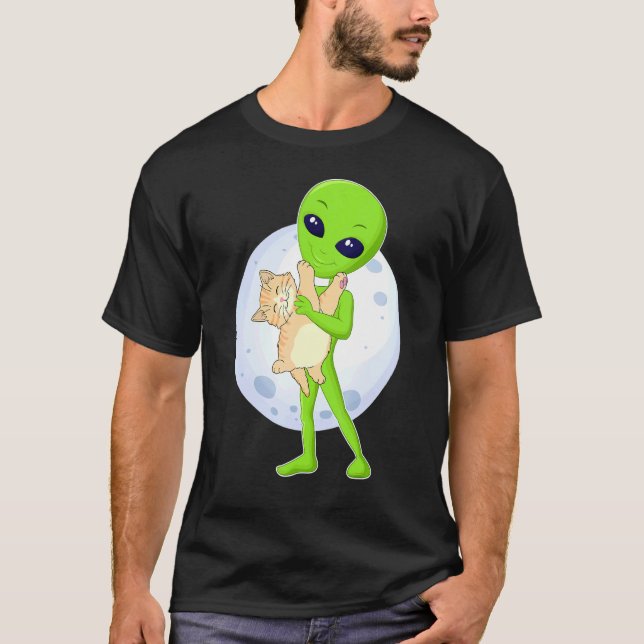 Camiseta Alien And The Cat Ufo 51 Area Ive Always Believed  (Anverso)