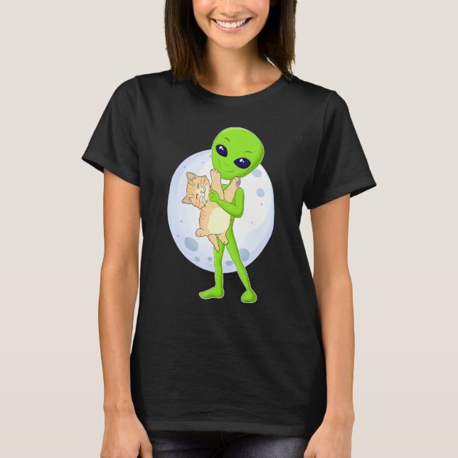 Camiseta Alien And The Cat Ufo 51 Area Ive Always Believed  (Anverso)