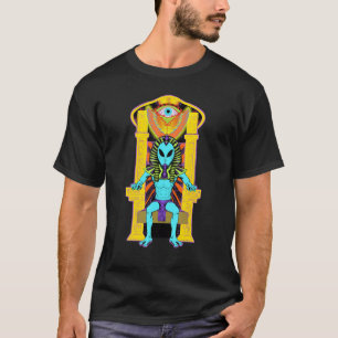 Camiseta Alien azul en Throne