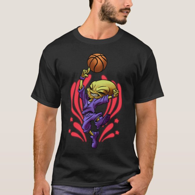 Camiseta Alien Basketball (Anverso)