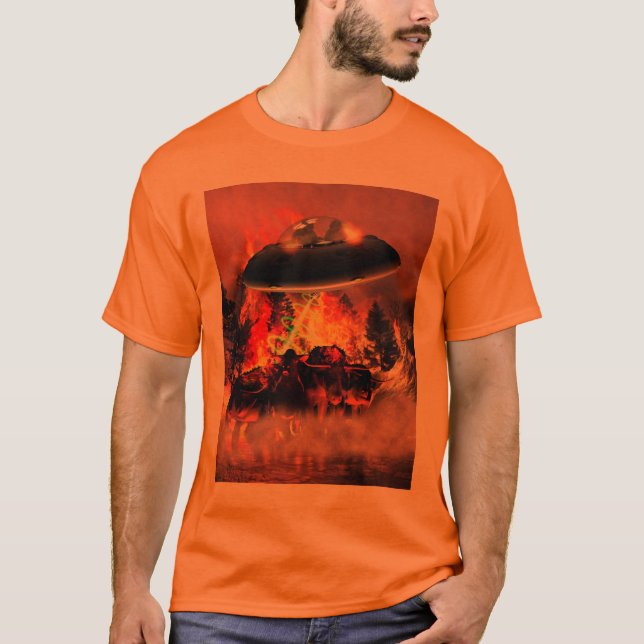Camiseta Alien BB-Q T-Shirt (Anverso)