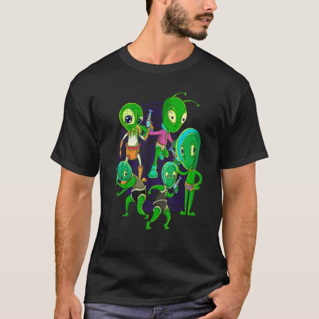 Camiseta Alien Believer Extraterrestrial Sci Fi Cute Alien (Anverso)