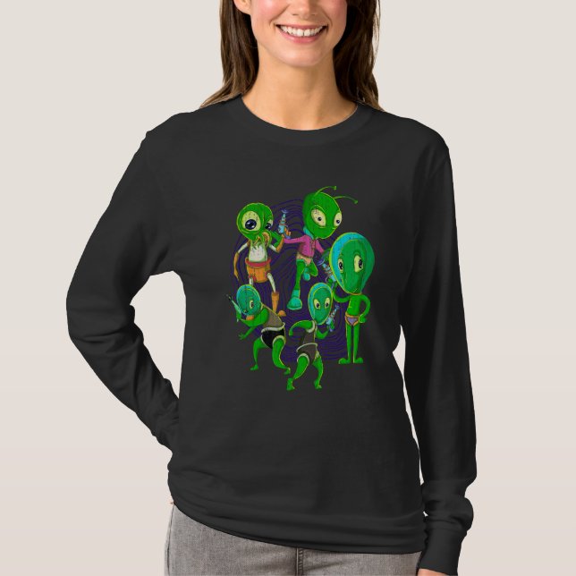 Camiseta Alien Believer Extraterrestrial Sci Fi Cute Alien (Anverso)