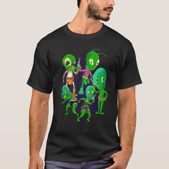 Camiseta Alien Believer Extraterrestrial Sci Fi Cute Alien (Anverso)