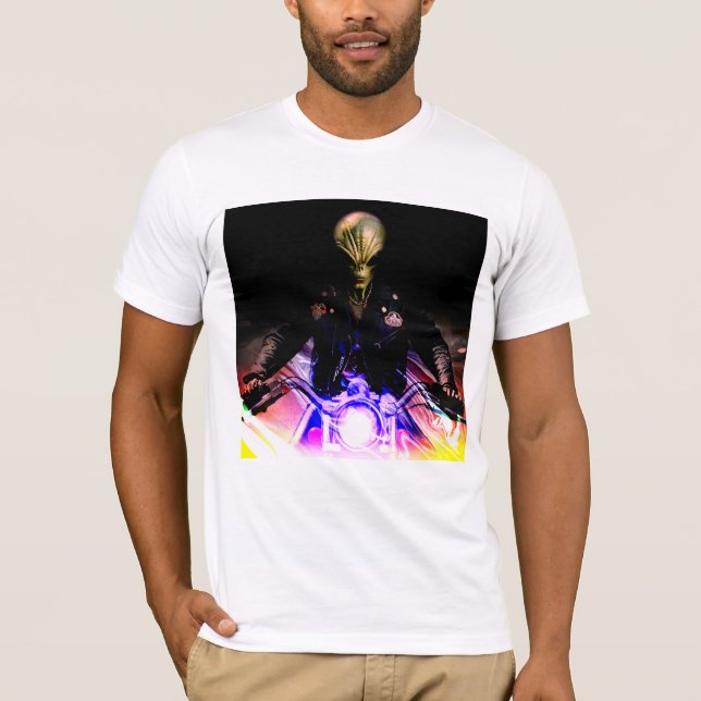 Camiseta Alien Biker (Anverso)