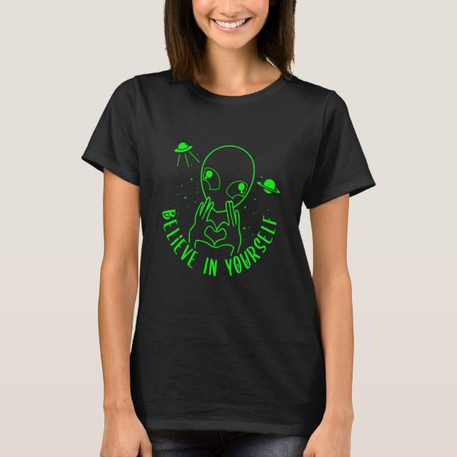 Camiseta Alien Buddy de Guay proclama amor propio Alien Ufo (Anverso)