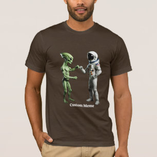 Camiseta Alien Bump Fist - Crea Tu Propia Graciosa Ciencia