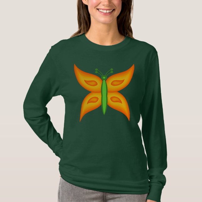 Camiseta Alien Butterfly Basic Long Sleeve (Anverso)