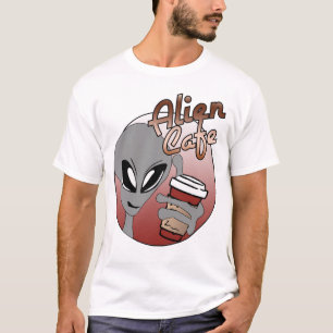 Camiseta Alien CafeT-Shirt