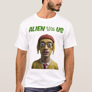 Camiseta Alien con nosotros