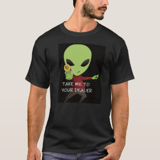 Camiseta Alien con pistola de rayos