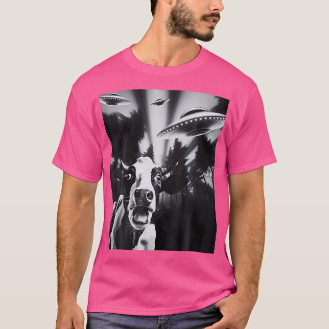 Camiseta Alien Cow Ufo (Anverso)