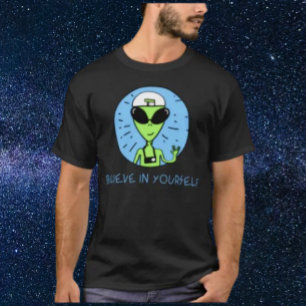 Camiseta Alien Cree En Ti Mismo
