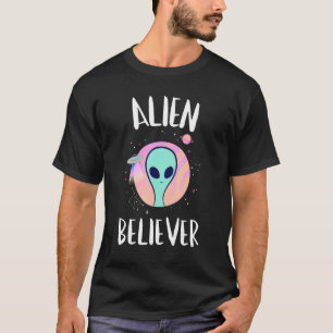 Camiseta Alien cree que el Rótulo es un extraño ovni para c