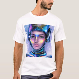 Camiseta Alien Cyborg Space Woman