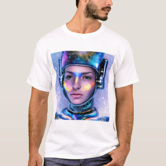 Camiseta Alien Cyborg Space Woman