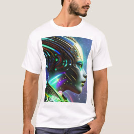 Camiseta Alien Cyborg Woman Bot