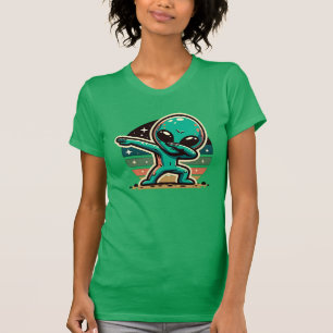 Camiseta Alien Dabbing extraterrestre divertida