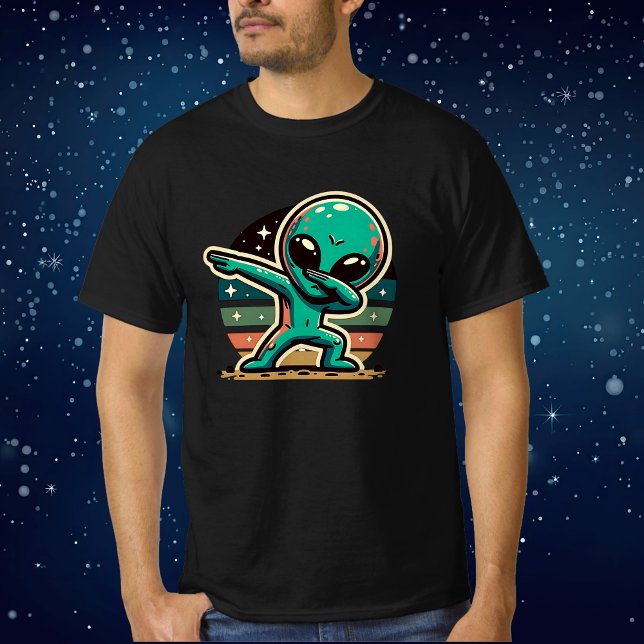 Camiseta Alien Dabbing extraterrestre divertida (Subido por el creador)