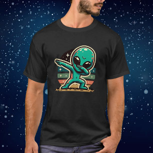Camiseta Alien Dabbing extraterrestre divertida