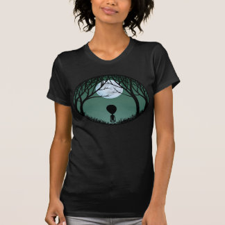 Camiseta Alien de las mujeres camisas extranjeras c. Camise