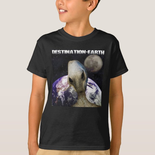 Camiseta Alien - Destino Tierra (Anverso)