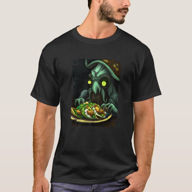 Camiseta Alien Eating Tacos Extraterrestrial Taco (Anverso)