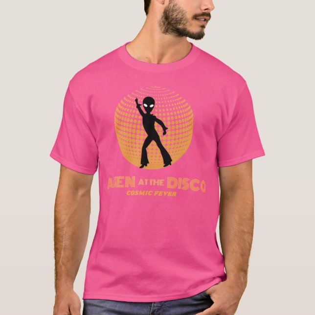 Camiseta Alien En La Discoteca (Anverso)