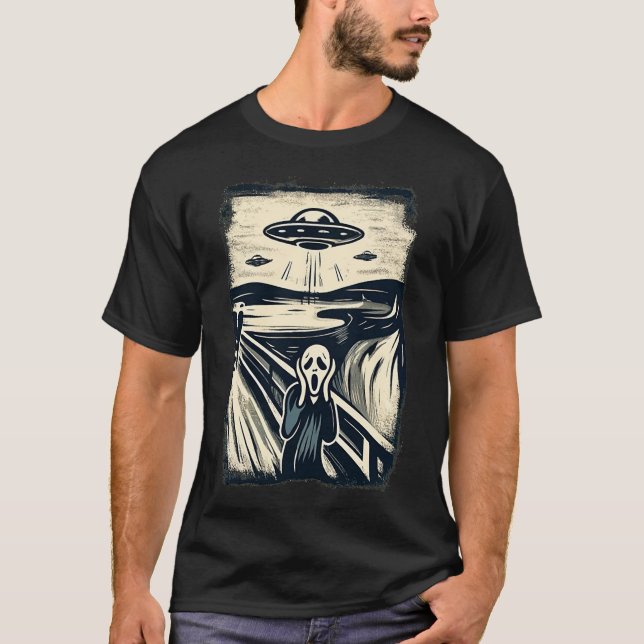 Camiseta Alien Encuentra 'El Grito' (Anverso)