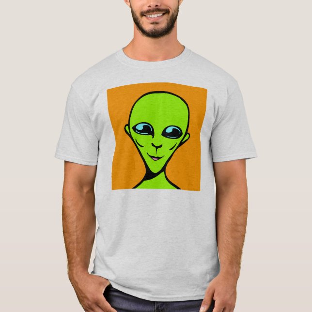 Camiseta Alien/ET feliz (Anverso)