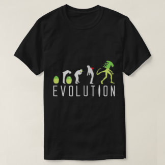 Camiseta Alien Evolution Funny Sci-Fi Design