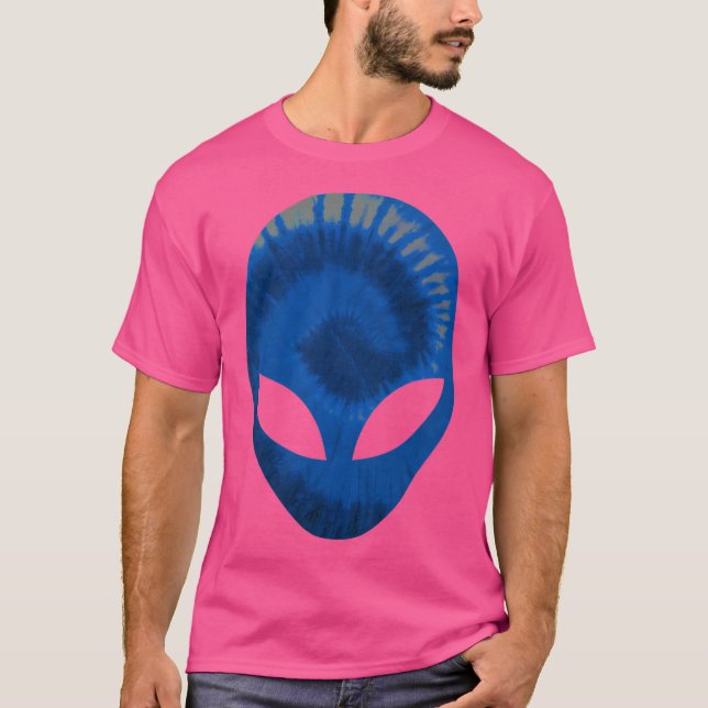 Camiseta Alien Extra-Terrestrial Dark Blue Scary Alien (Anverso)