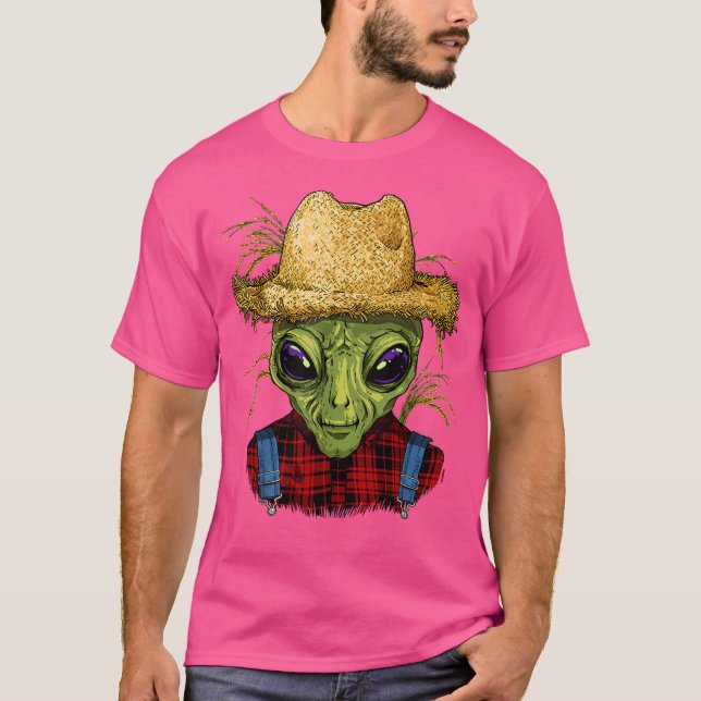 Camiseta Alien Farmer Ufo (Anverso)