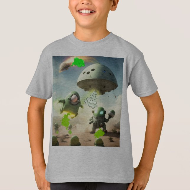 Camiseta Alien Farting Invasion (Anverso)