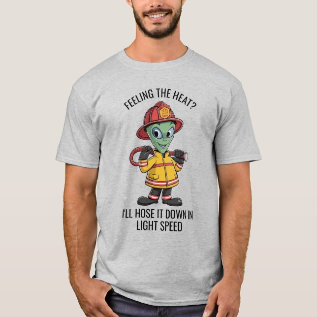 Camiseta Alien Firefighter (Anverso)
