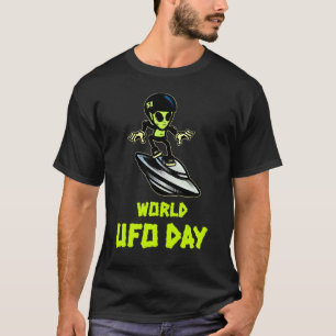 Camiseta Alien Flying Saucer Fan Ufo Alien Abducción Mundo