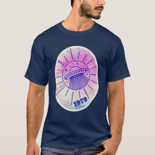 Camiseta Alien Flying Saucer Tie-Dye 1979   Para la recepci