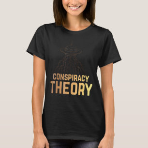Camiseta Alien Flying Saucer Ufo Teoría De La Conspiración