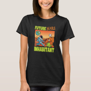 Camiseta Alien Future Mars Inhabitant