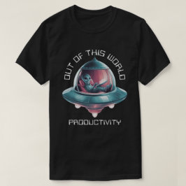 Camiseta Alien gracioso en OVNI