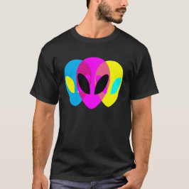 Camiseta Alien Gris CMYK Tryptic